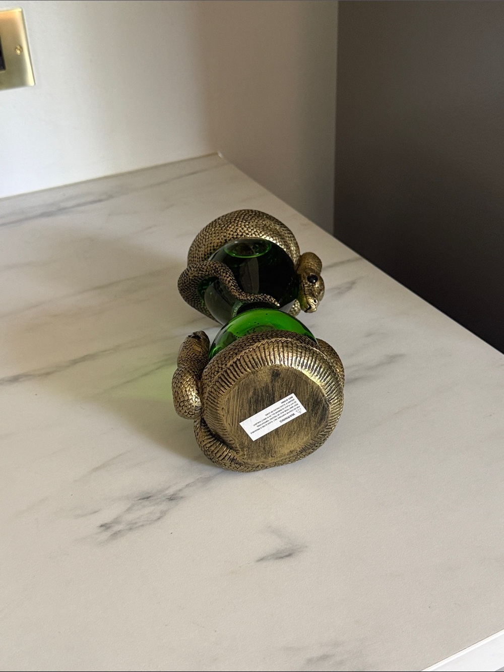 Homegoods Martha Stewart Halloween Snake Water Globe - Picture 3 of 3